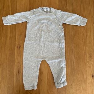 Tartine et Chocolat Light Gray Kids Footie